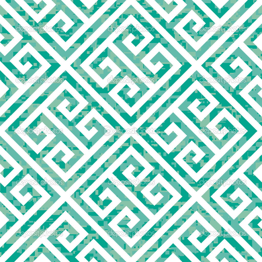 White And Green Tribal Pattern Hd Wallpaper - Background Greek Pattern , HD Wallpaper & Backgrounds