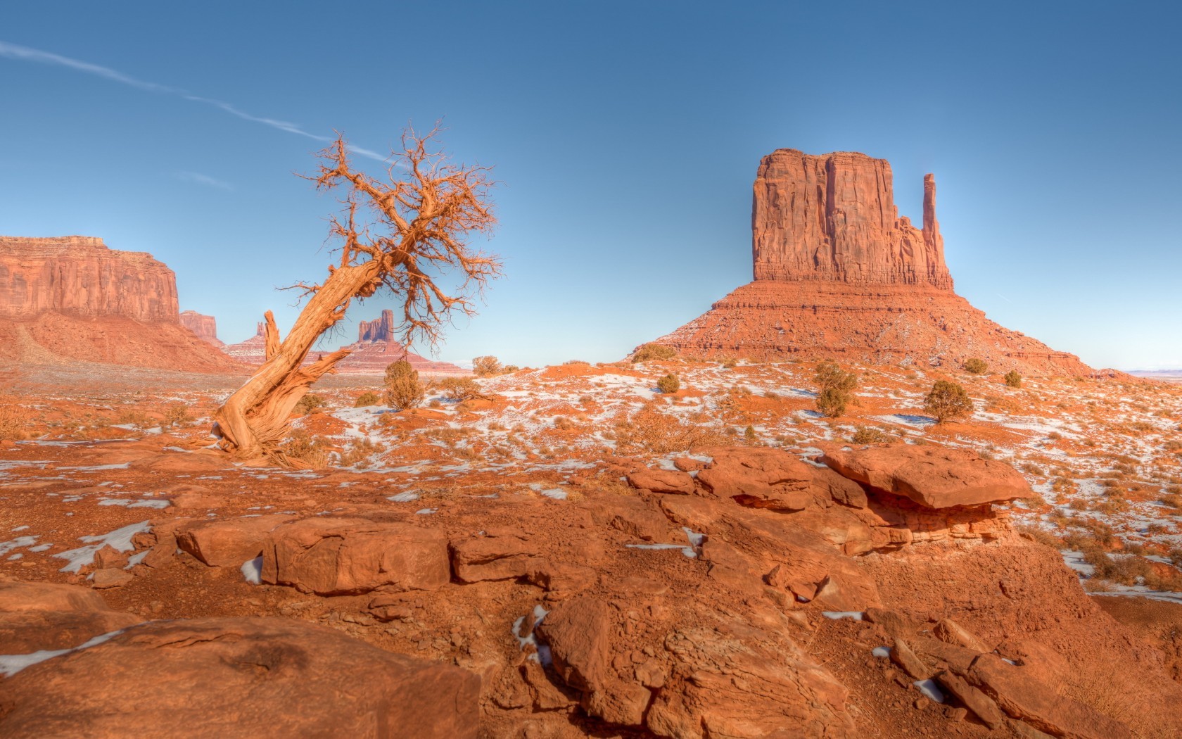 Monument Valley Utah Navajo Tribal Park Arizona Desert - Canyon , HD Wallpaper & Backgrounds