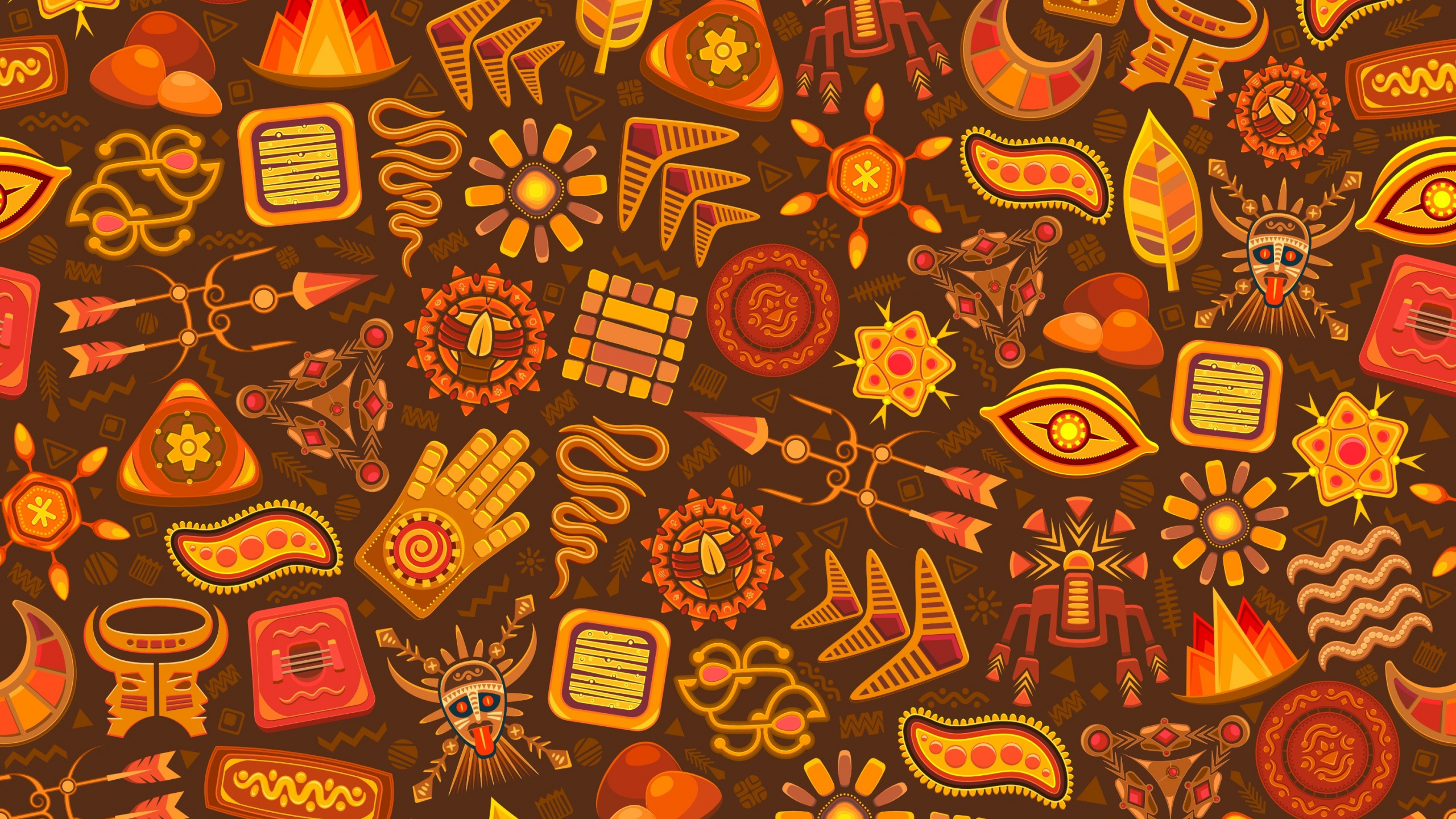 Wallpaper Pattern, Background, Ethnic Tribal - Design Wallpaper Hd , HD Wallpaper & Backgrounds