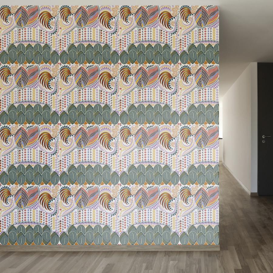 Tribal Pattern Removable Wallpaper - Floor , HD Wallpaper & Backgrounds