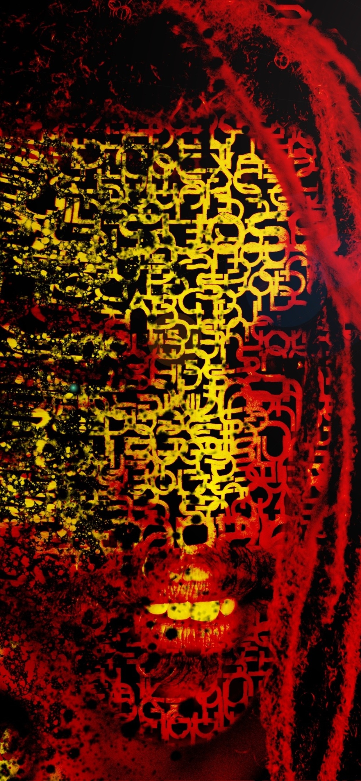 Bob Marley Mask Abstract Artwork 4k , HD Wallpaper & Backgrounds