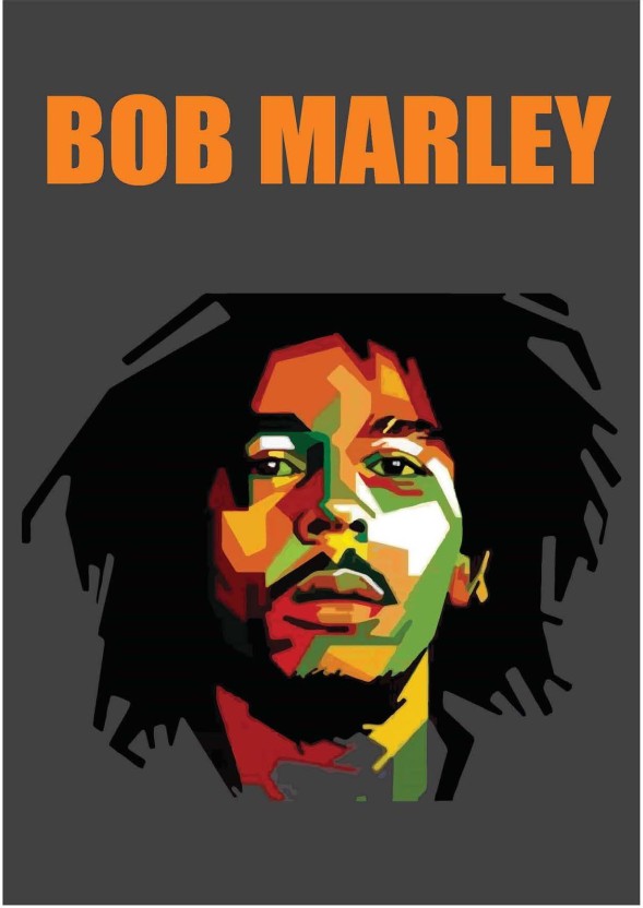 'bob Marley'' Digitally Printed Paper Wall Poster - Bob Marley , HD Wallpaper & Backgrounds