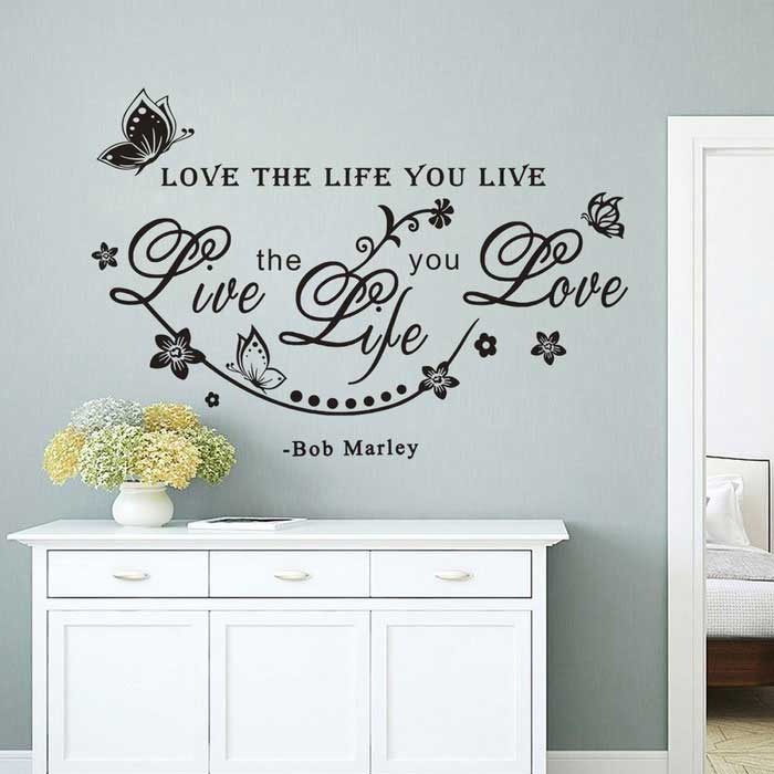 English Proverbs Bob Marley Love The Life You Live - Bob Marley Live Quotes , HD Wallpaper & Backgrounds