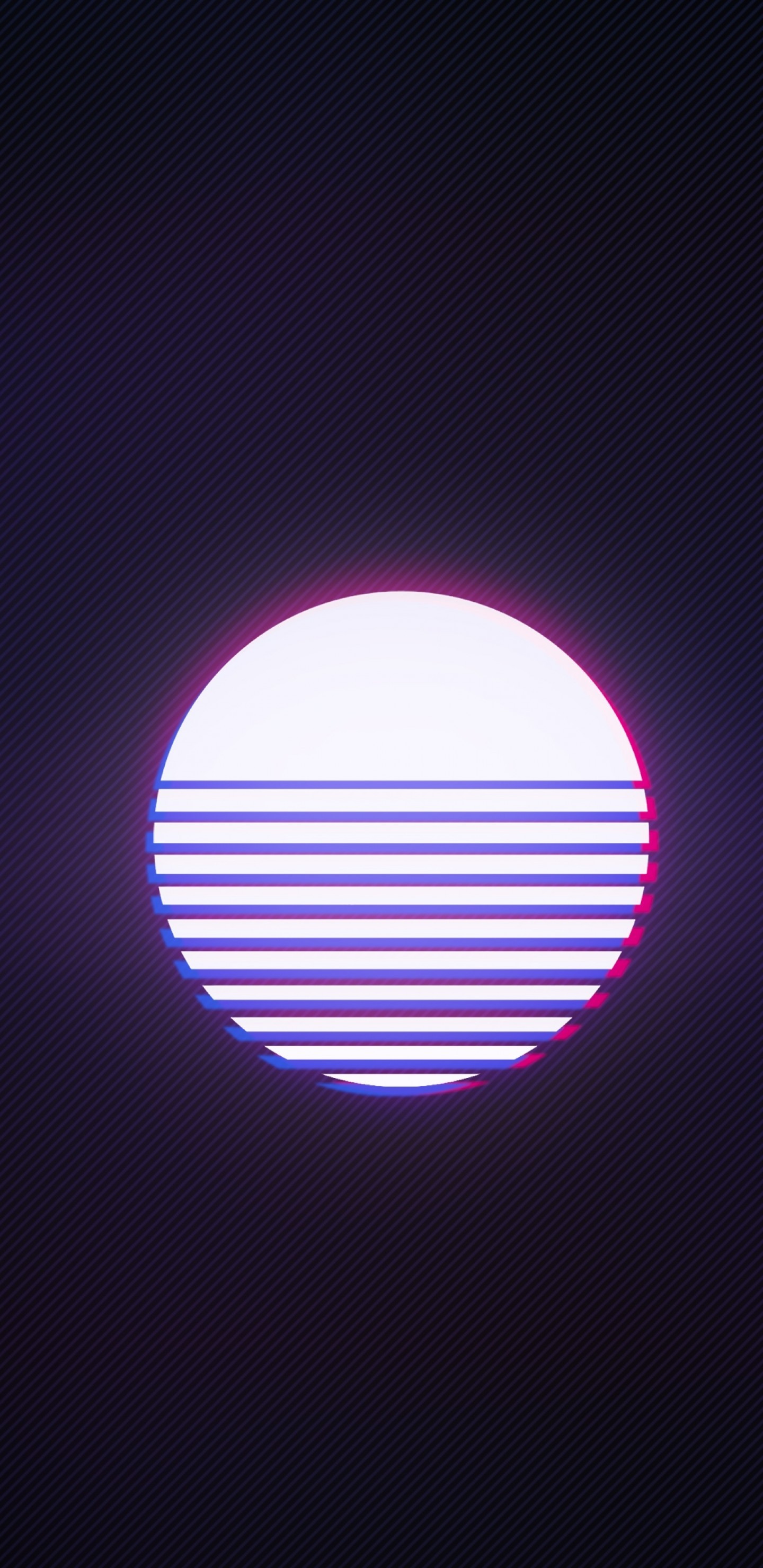 Retrowave Sun - Iphone X Wallpaper Retrowave , HD Wallpaper & Backgrounds