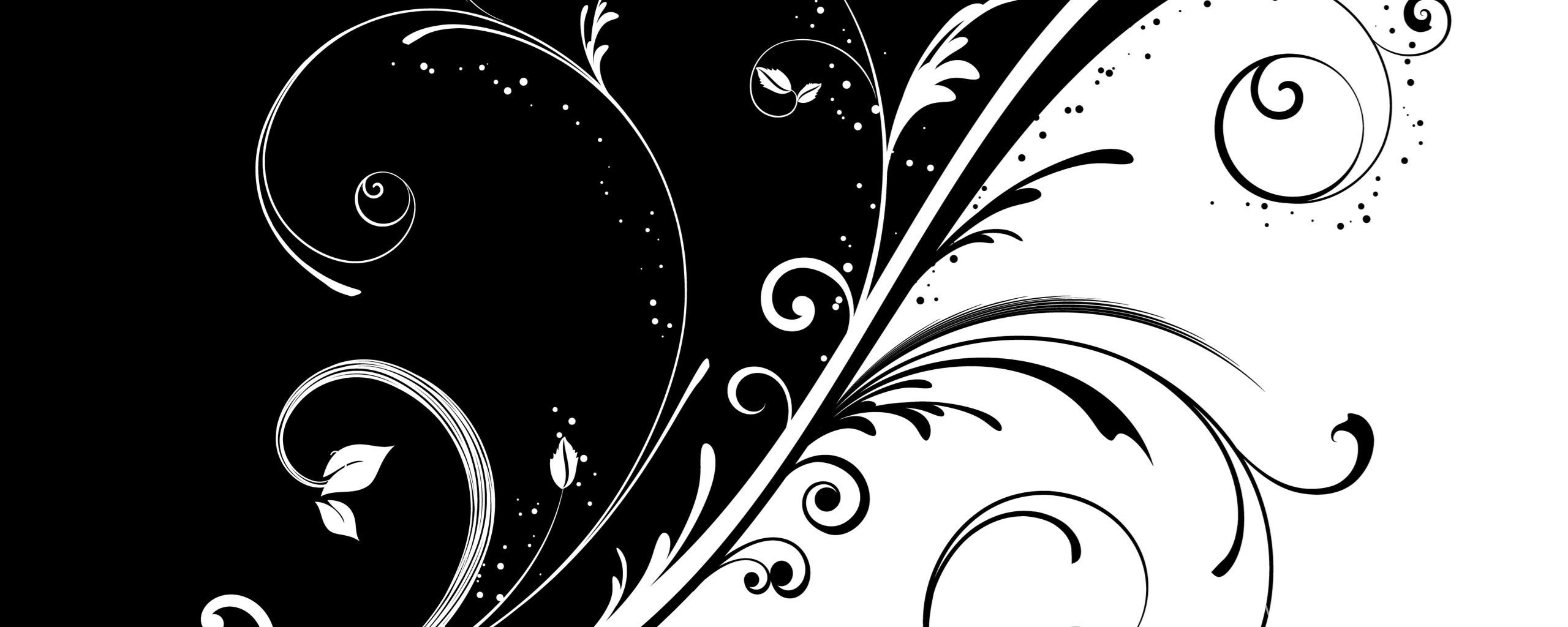 Widescreen - Black And White Wallpaper Vector , HD Wallpaper & Backgrounds