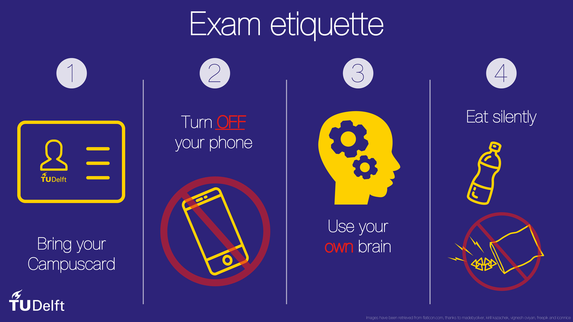 Do's And Don'ts During Exams - Tu Delft Campus Card , HD Wallpaper & Backgrounds