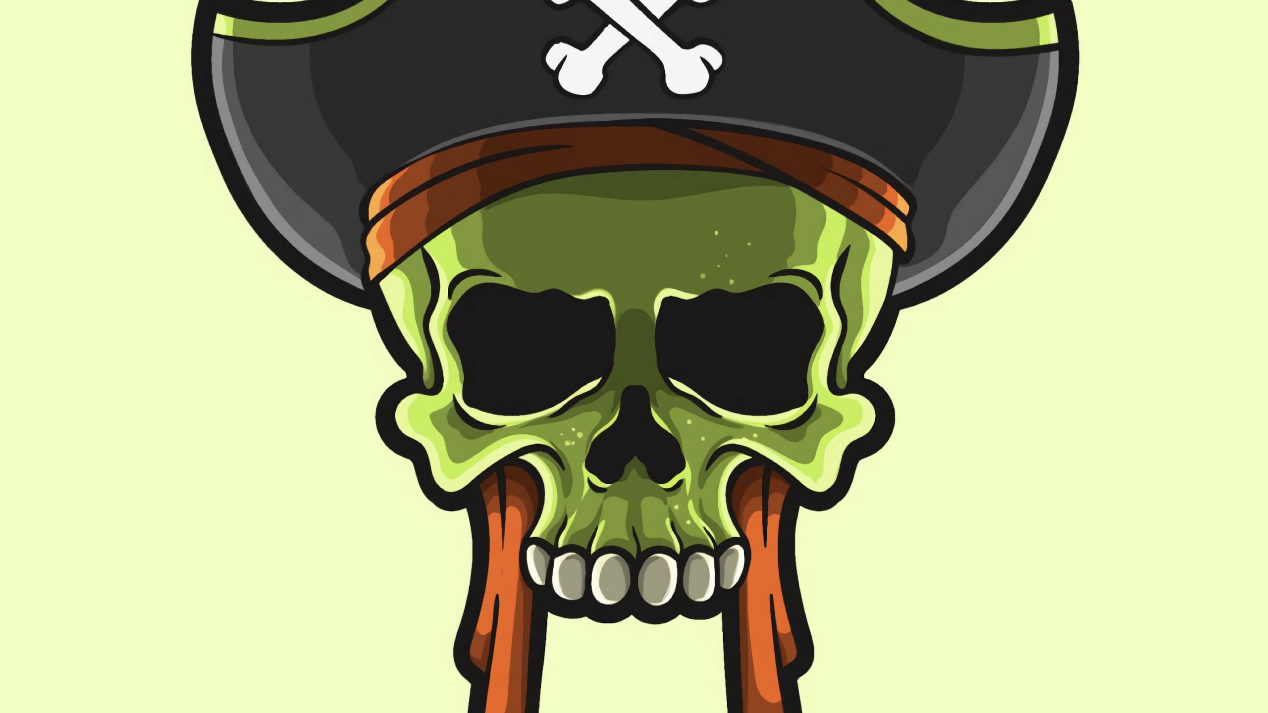 Wallpaper Skull, Pirate, Vector, Art - Pirate Art , HD Wallpaper & Backgrounds
