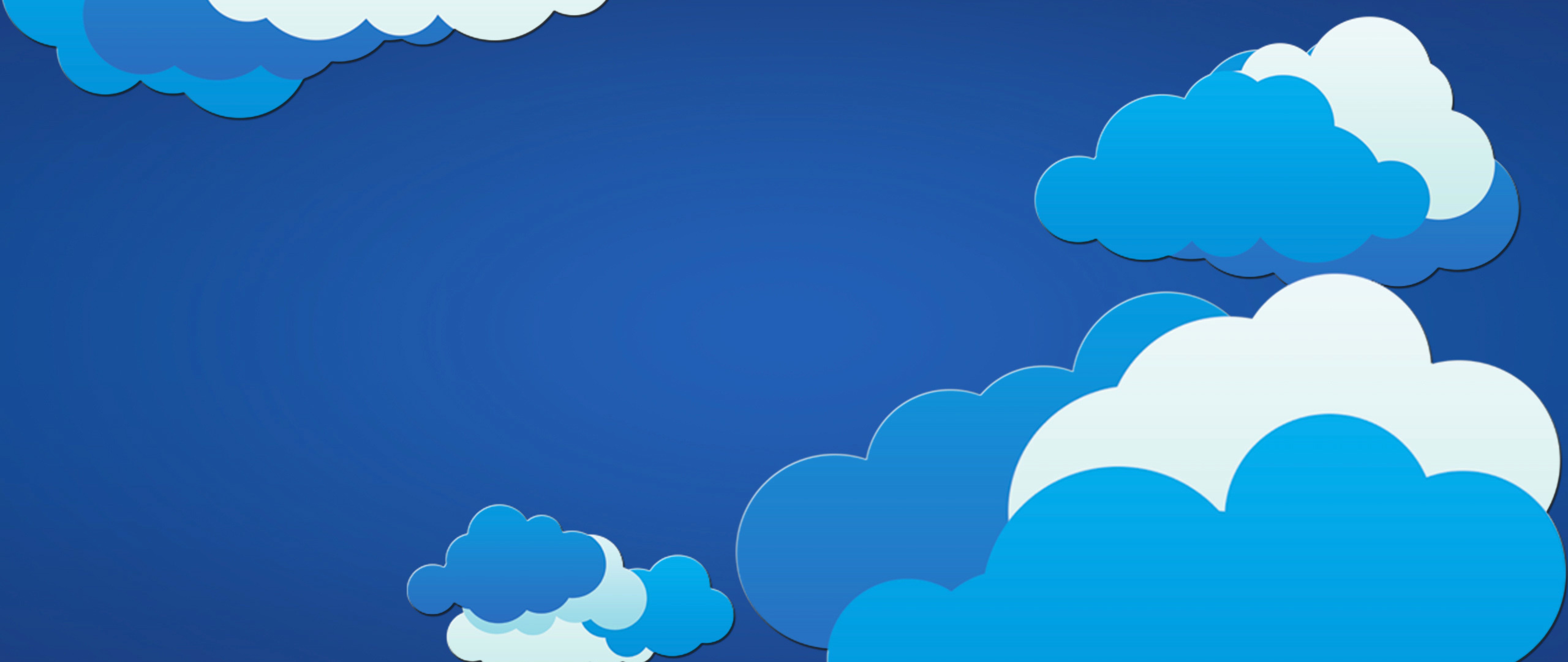 Free Clouds Vector Art Wallpaper For Desktop And Mobiles - Sky Drawing For Kids , HD Wallpaper & Backgrounds
