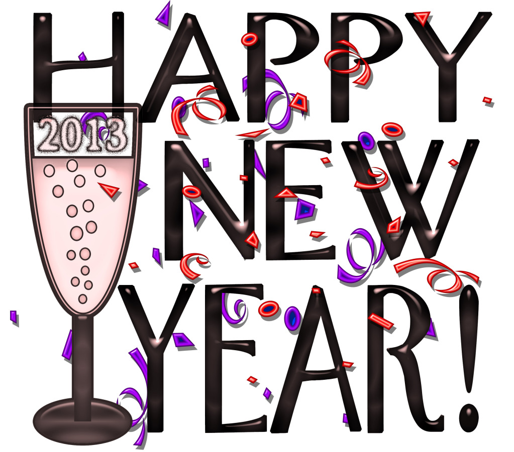3d Happy New Year 2013 Wallpaper - Wine Glass , HD Wallpaper & Backgrounds