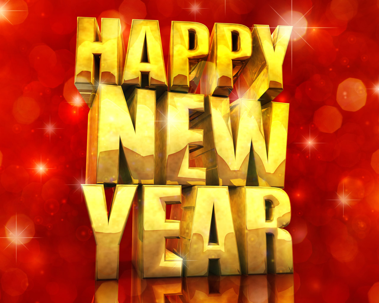 Happy New Year Wallpaper - Happy New Year Bold , HD Wallpaper & Backgrounds