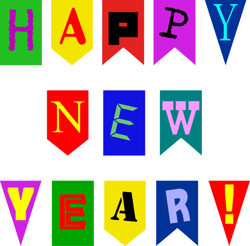 New Year Wallpaper New Year Clip Art New Year Wallpaper - Art Happy New Year , HD Wallpaper & Backgrounds