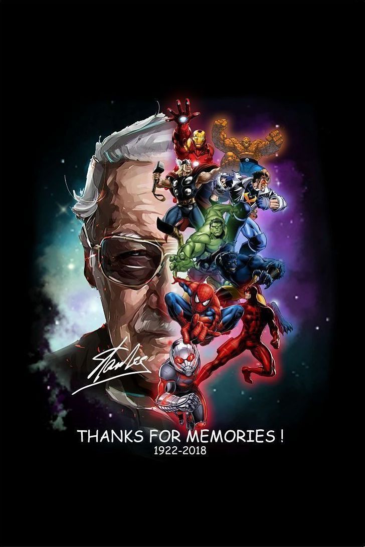 Rip Stan Lee - Thanks Stan Lee , HD Wallpaper & Backgrounds