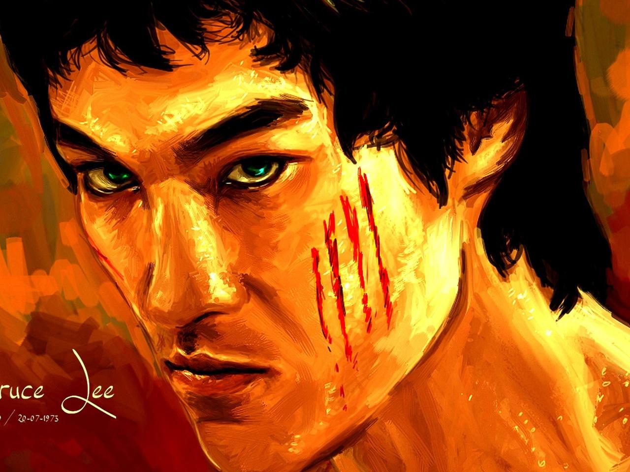 1280x1024 - Bruce Lee Kick , HD Wallpaper & Backgrounds