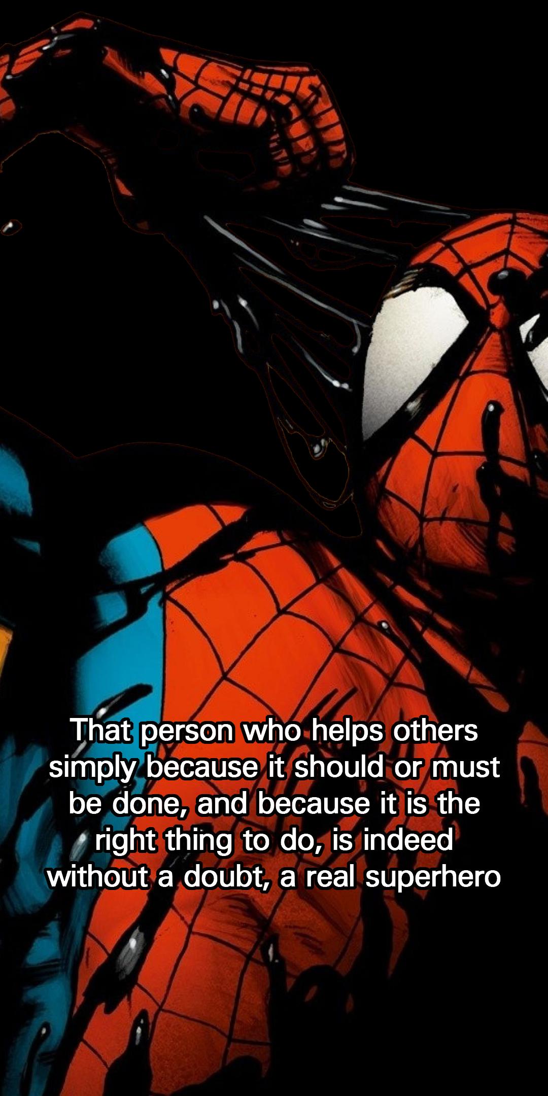 [mobile Wallpaper] Stan Lee's Quote From The End Of - Stan Lee Quote Spider Verse , HD Wallpaper & Backgrounds