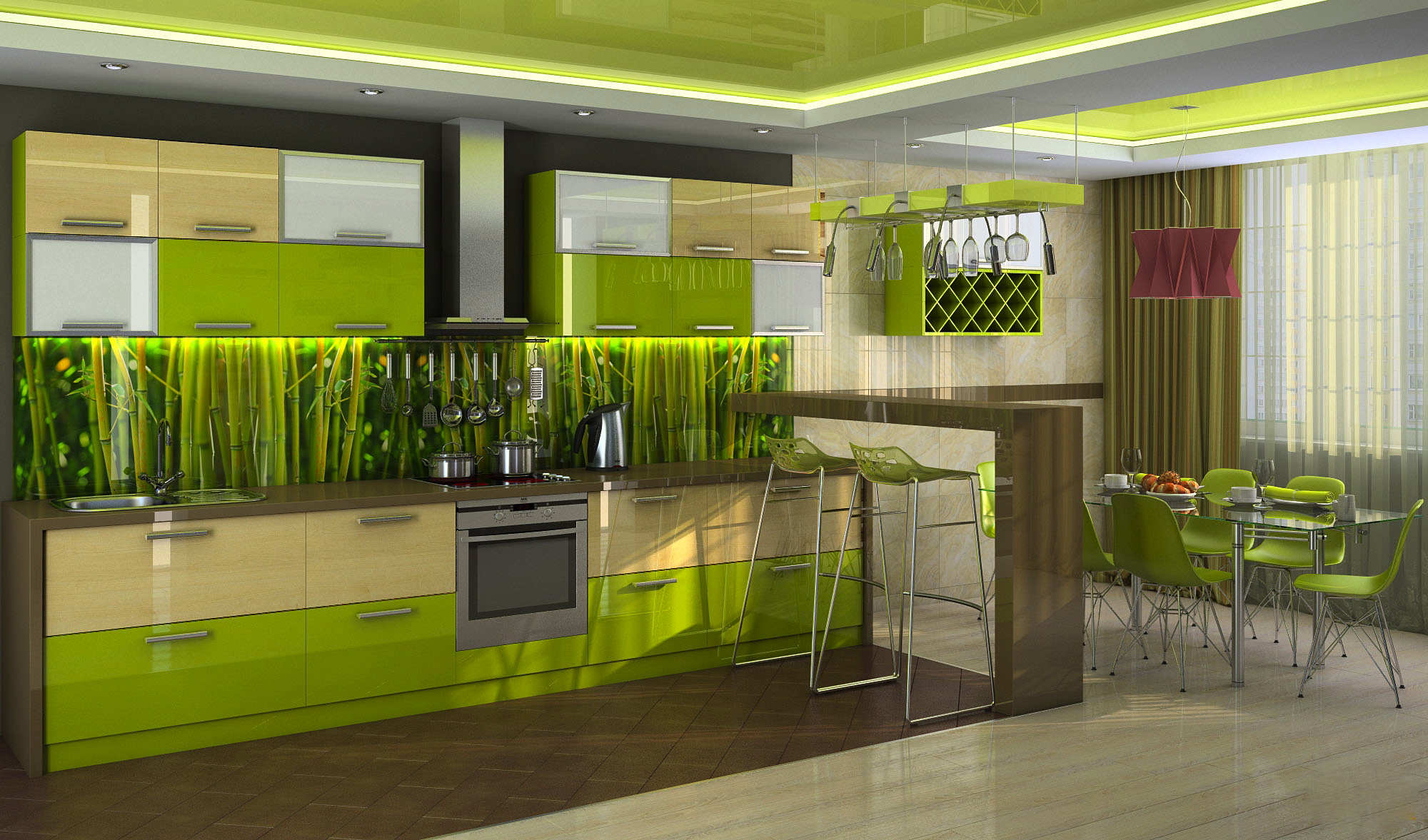 Green Paint Lime Olive Amp Sage And More Fired Earth - Lime Green Backsplash Kitchen , HD Wallpaper & Backgrounds