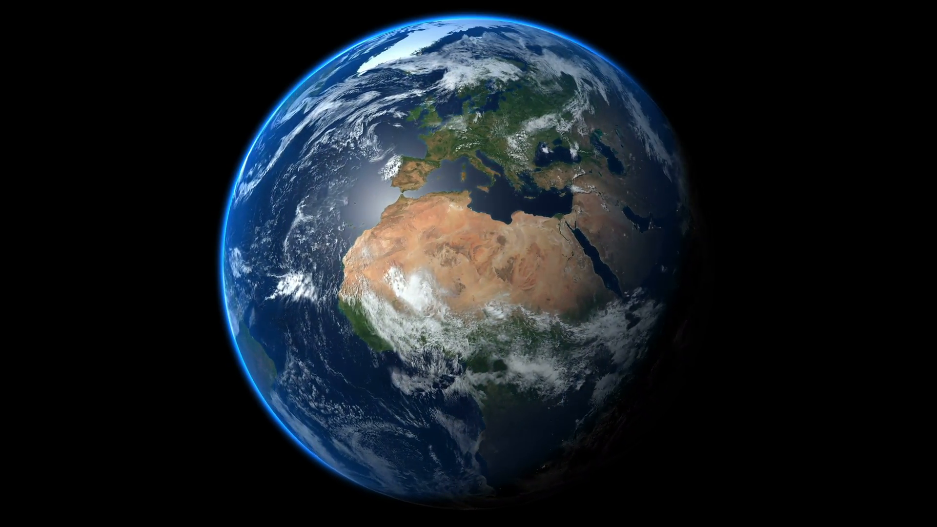 Earth Globe Spinning And Rotating In A 360° Loop Animation - Moving Pictures Of The World , HD Wallpaper & Backgrounds