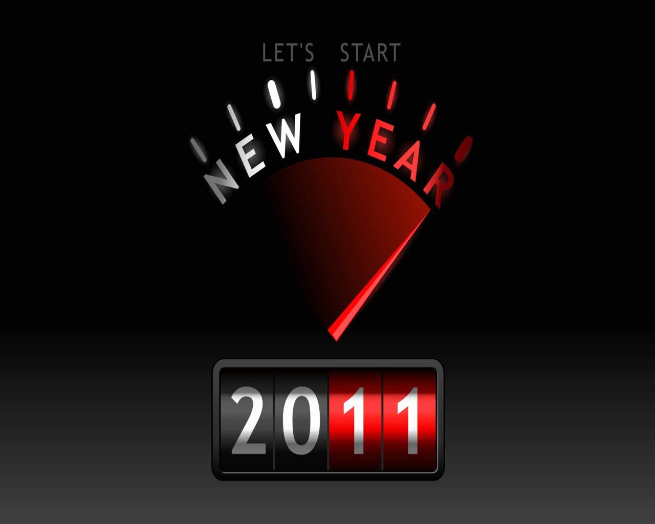 Happy New Year 2011 Wallpaper - Let's Start New Year , HD Wallpaper & Backgrounds