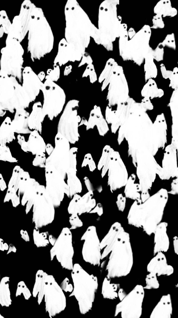 Get Artsy-fartsy With This Stylish, Ghostly Pattern - Illustration , HD Wallpaper & Backgrounds