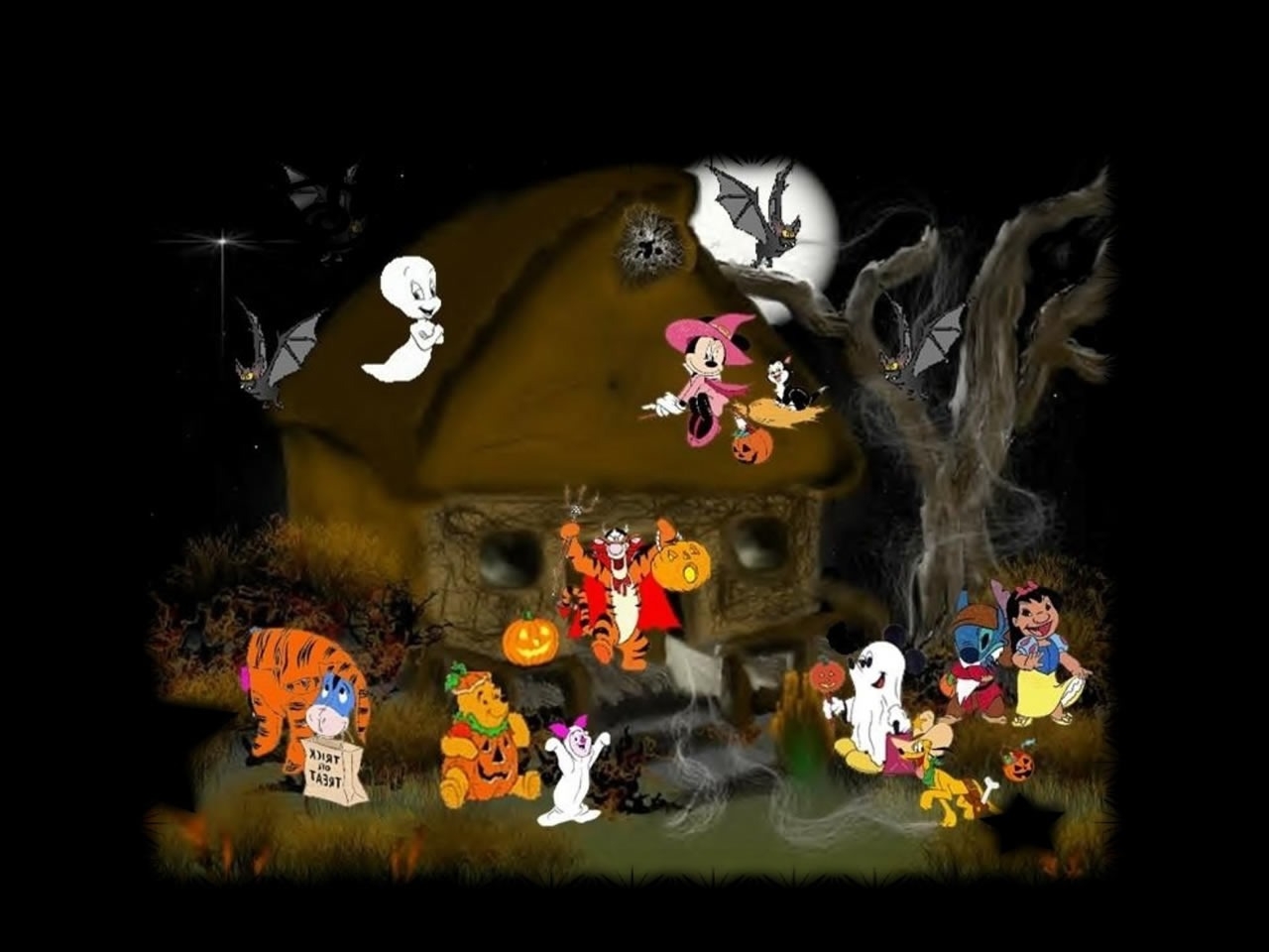 Disney Halloween Wallpapers ☆ Free Halloween Movie - Kid Friendly Halloween , HD Wallpaper & Backgrounds