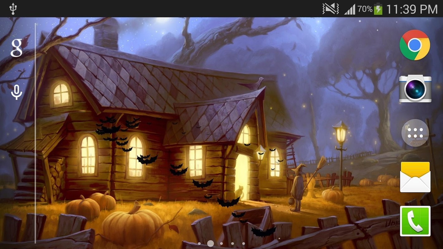 Halloween Live Wallpaper - Halloween Cabin Wallpaper Hd , HD Wallpaper & Backgrounds