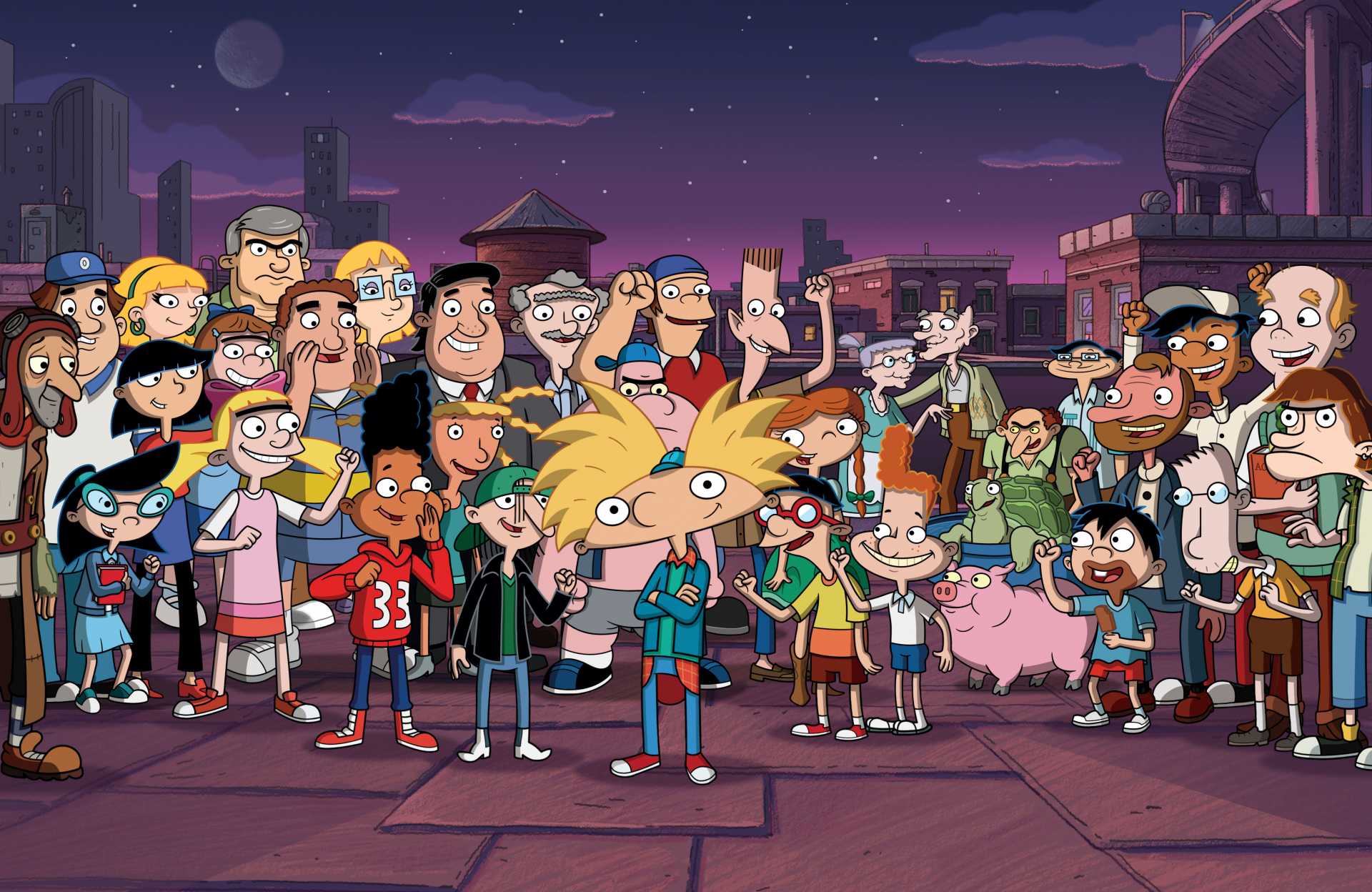 Movie Reviews - Hey Arnold Characters , HD Wallpaper & Backgrounds