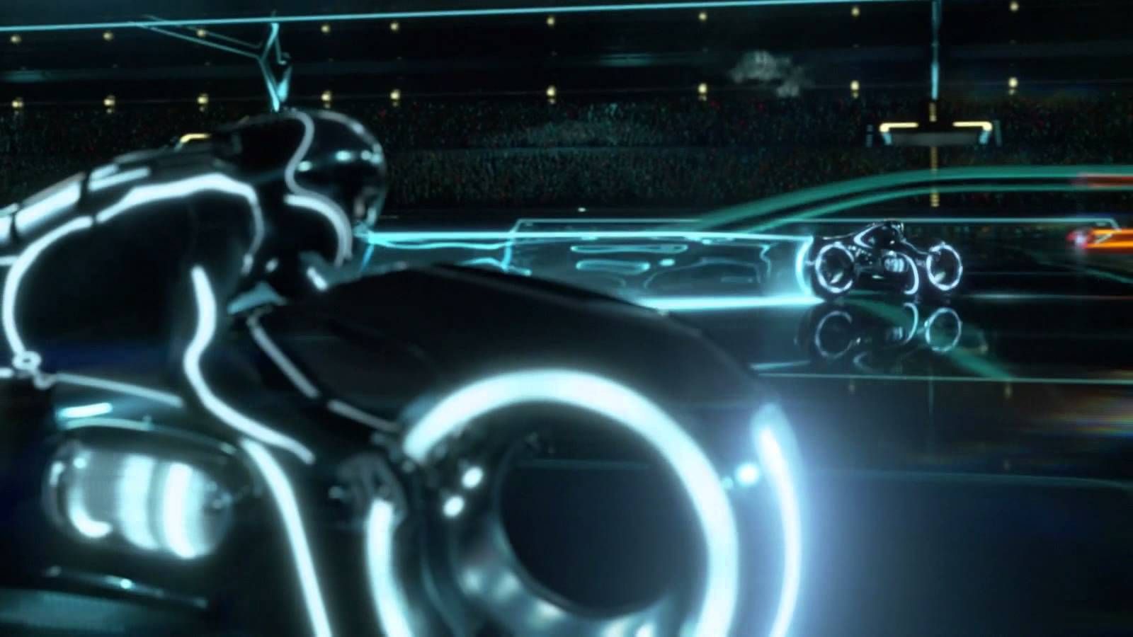 The Tron Light Bikes Scene Is Also Great For - Light Cycle Legacy Hd , HD Wallpaper & Backgrounds