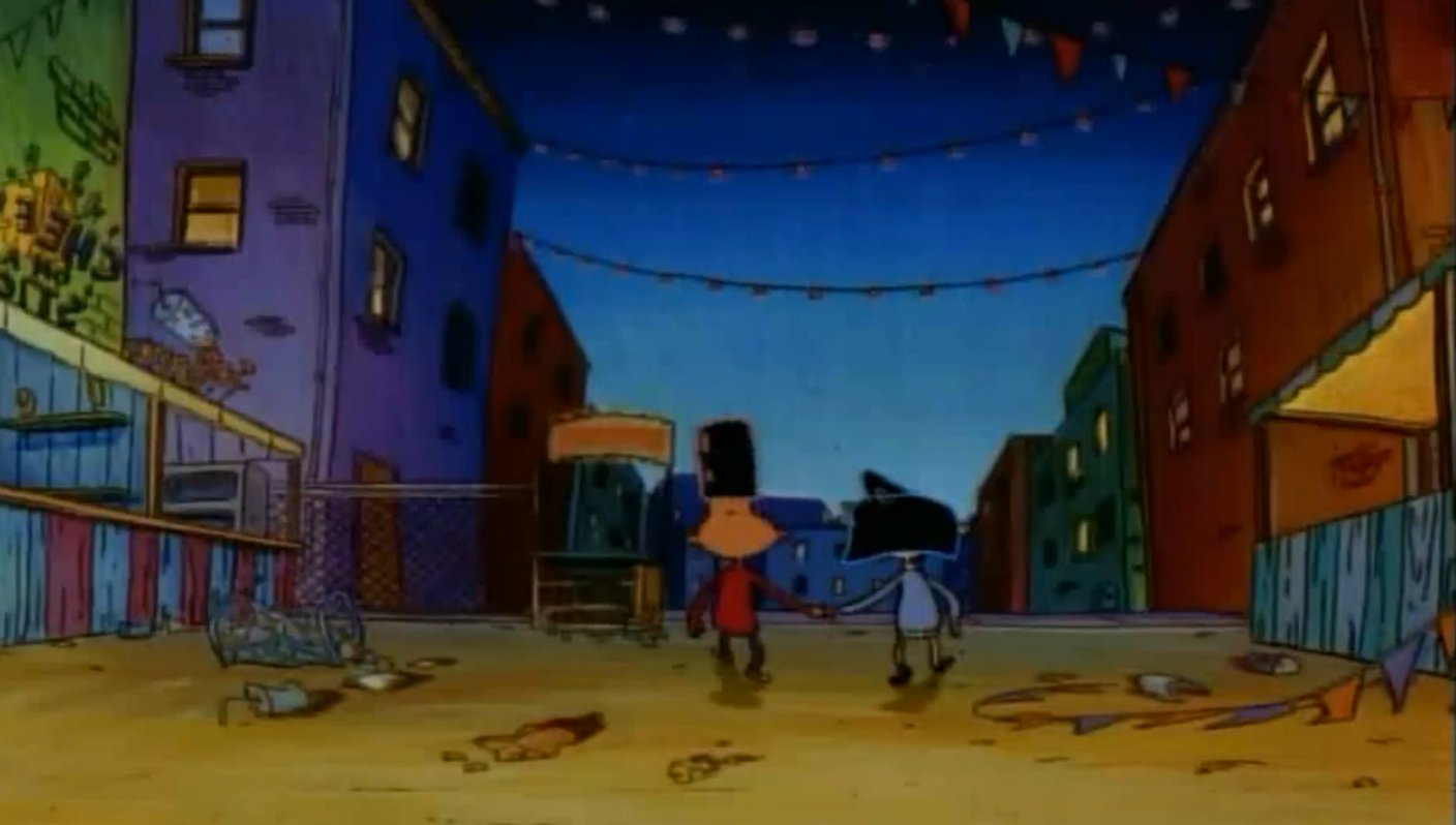 Hey Arnold Background - Hey Arnold City At Night , HD Wallpaper & Backgrounds