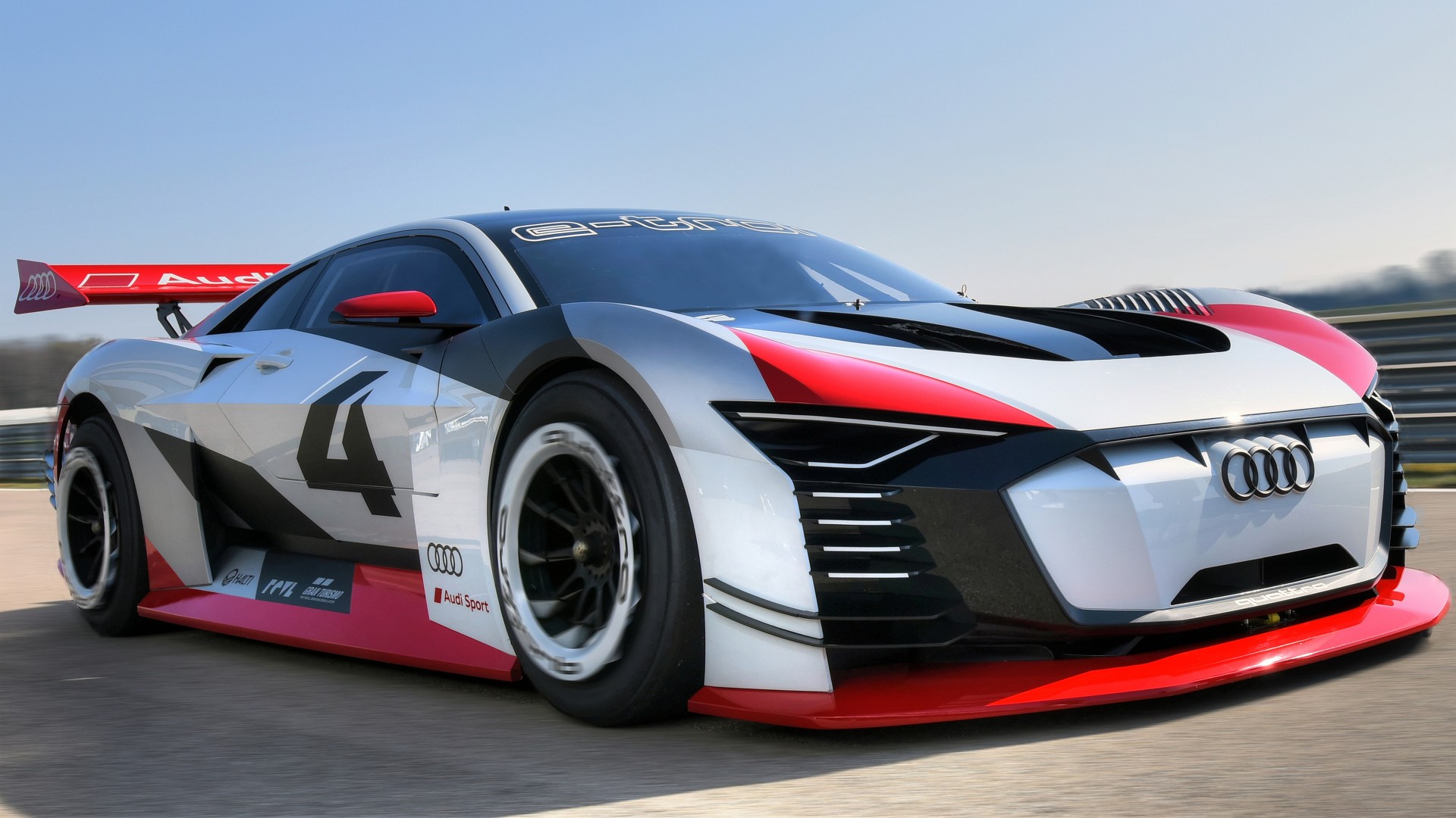 Audi E Tron Vision Gran Turismo 2018 Wallpaper - Audi E Tron Vision Gran Turismo , HD Wallpaper & Backgrounds