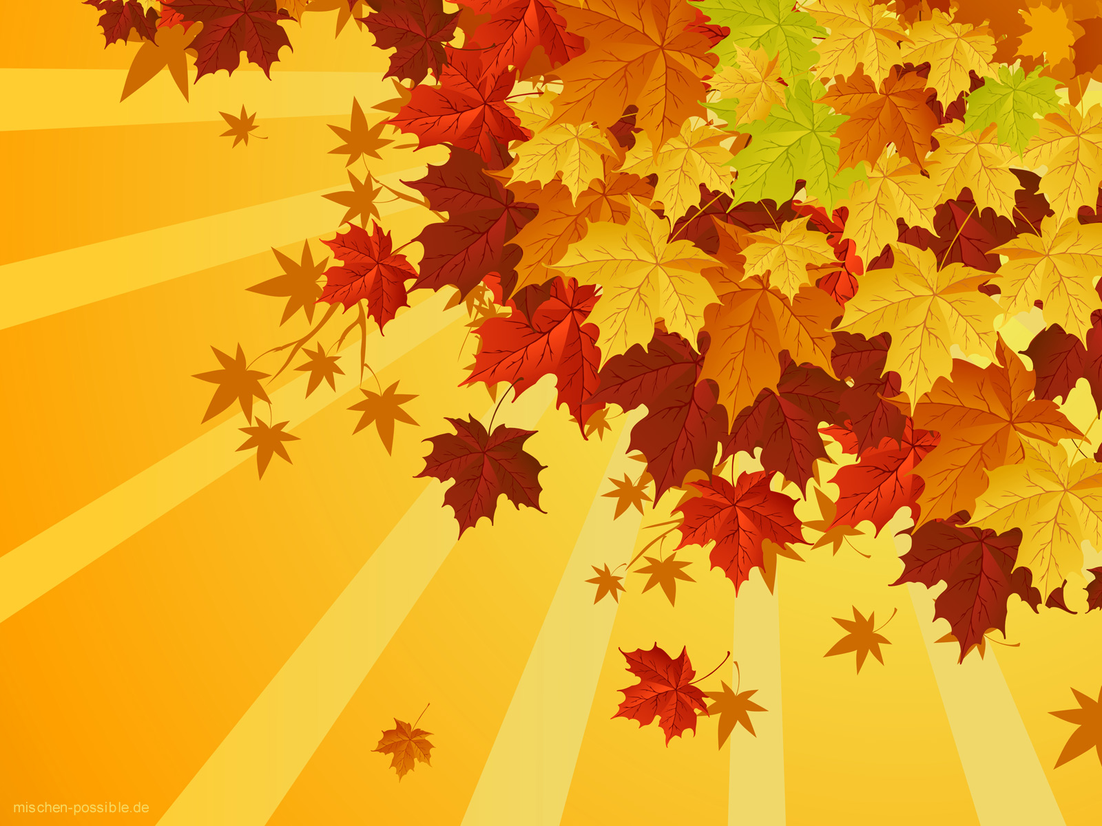 Eieieiverpoorten Wallpaper Herbst2 - Fall Leaves Vector Png , HD Wallpaper & Backgrounds