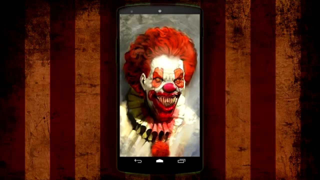 Scary Clown Live Wallpaper - Stephen King It Book Pennywise , HD Wallpaper & Backgrounds