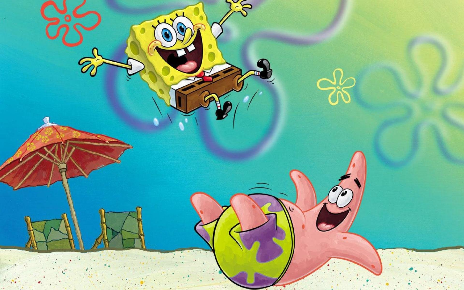 Spongebob Squarepants Cartoon Family Animation Wallpaper - Spongebob And Patrick Background , HD Wallpaper & Backgrounds