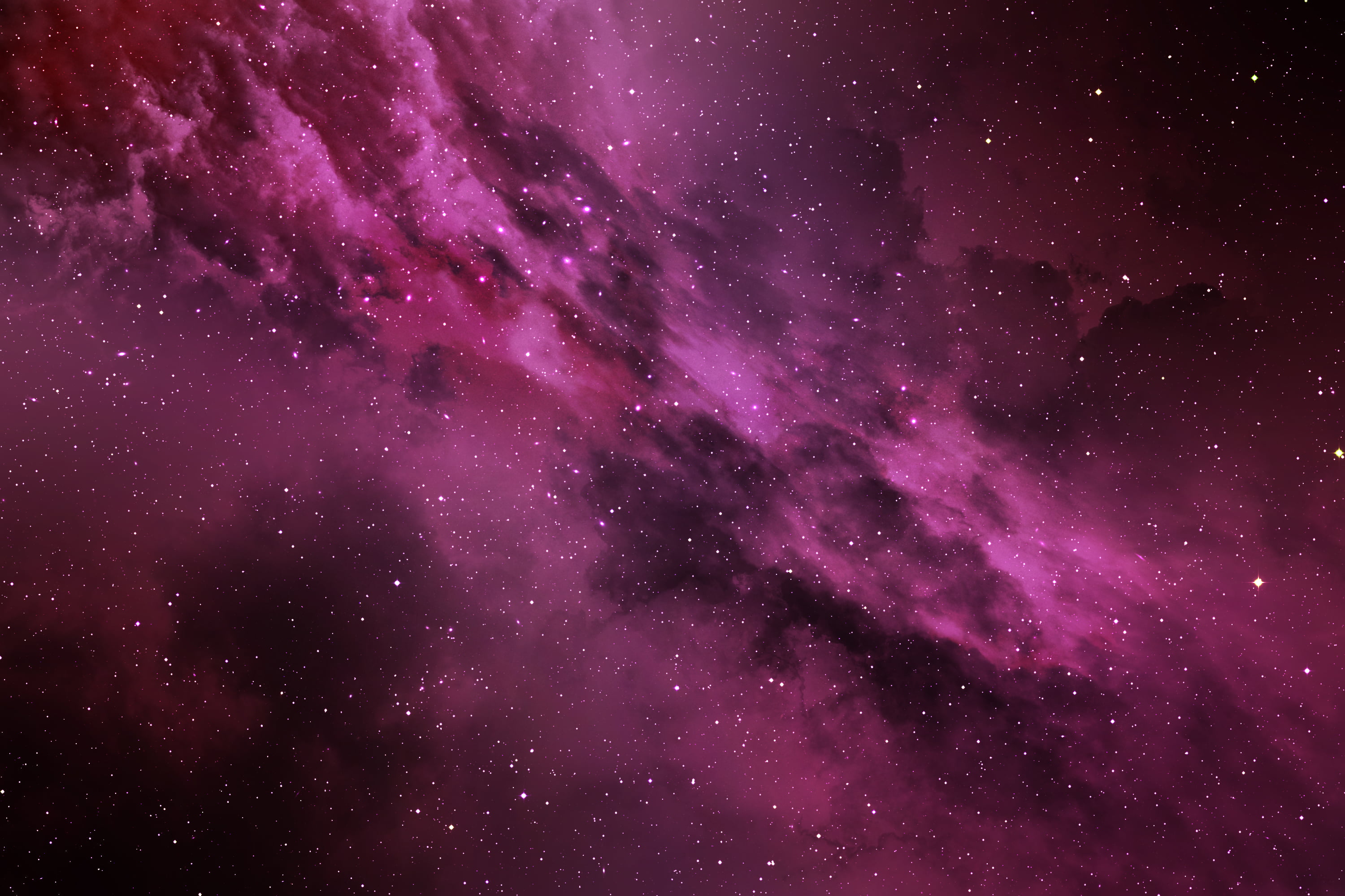 Illustration Of Purple Galaxy Hd Wallpaper - Pink Space Wallpaper Hd , HD Wallpaper & Backgrounds