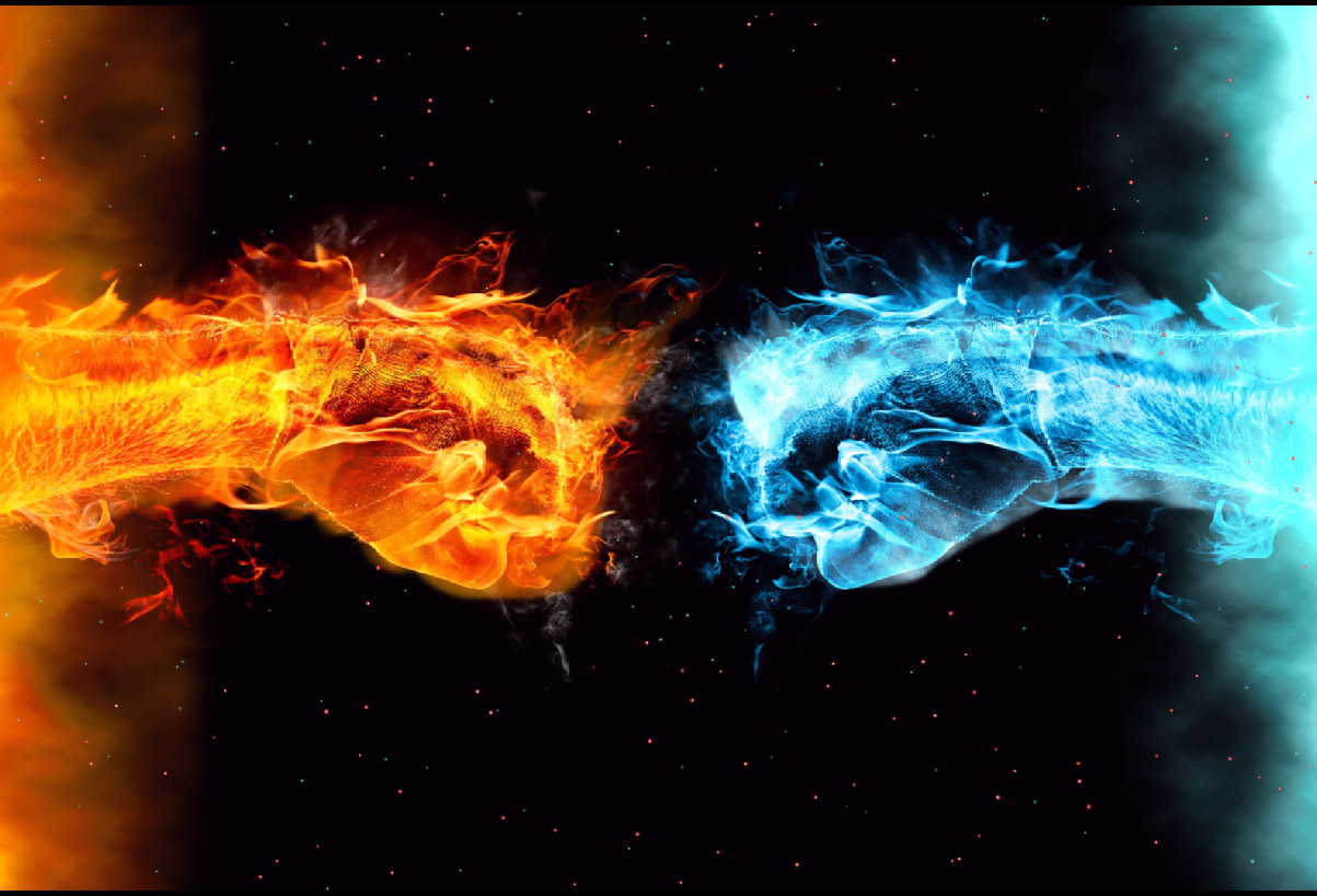 Animated Hd Fire Wallpaper - Fire And Water Logo , HD Wallpaper & Backgrounds