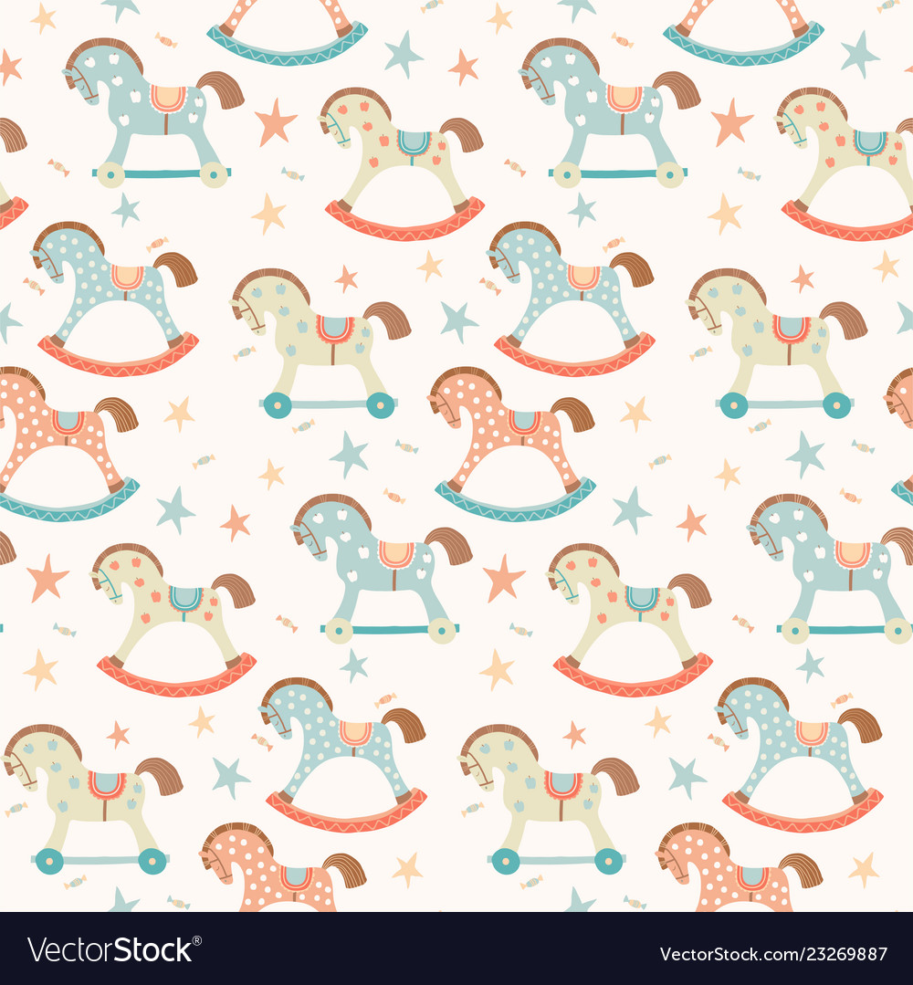 Kid Pattern Horse Design , HD Wallpaper & Backgrounds