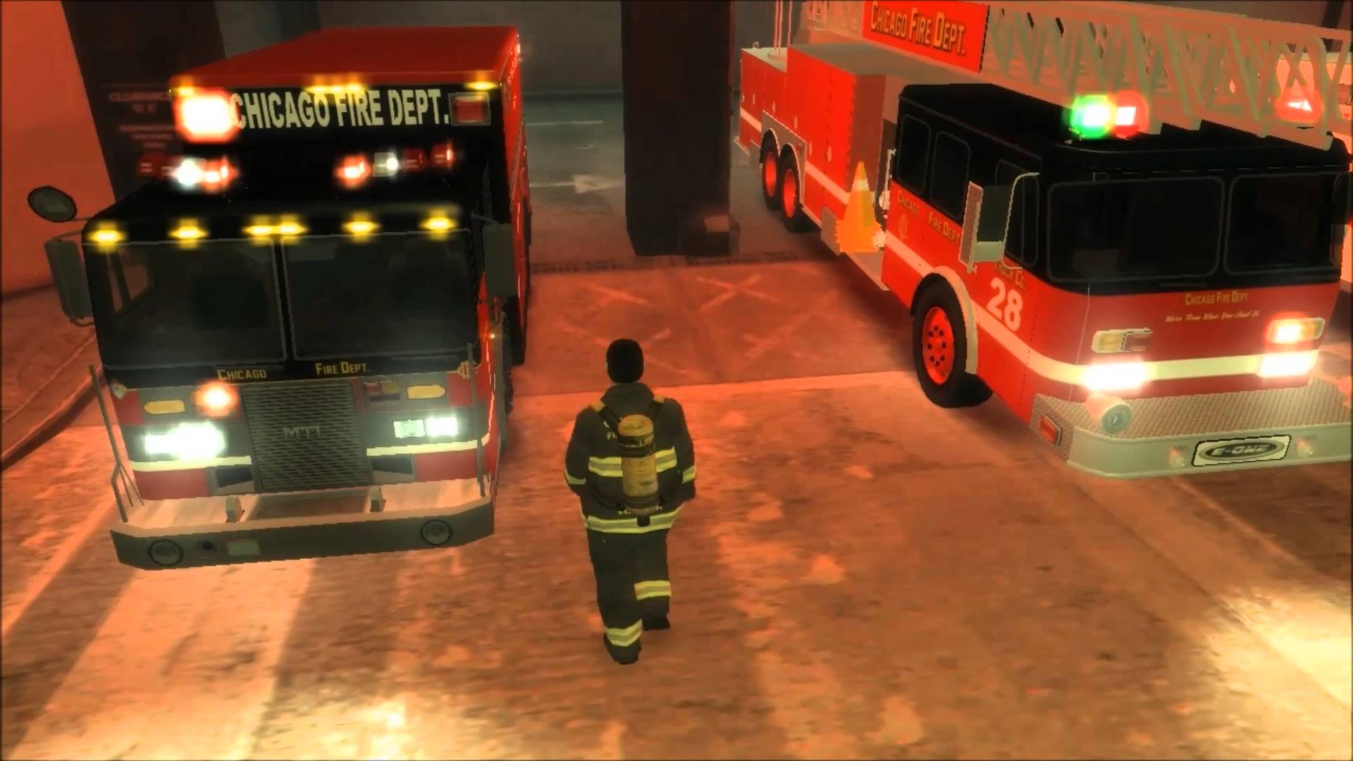 Chicago Fire Wallpaper - Gta 4 Chicago Fire Department , HD Wallpaper & Backgrounds