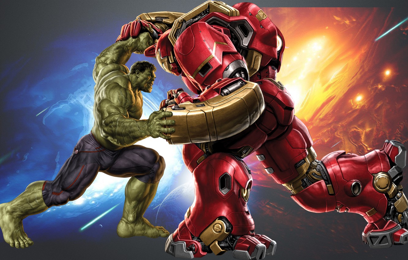 Photo Wallpaper Red, Green, Fire, Power, Black, Zipper, - Hulk Vs Hulkbuster Png , HD Wallpaper & Backgrounds