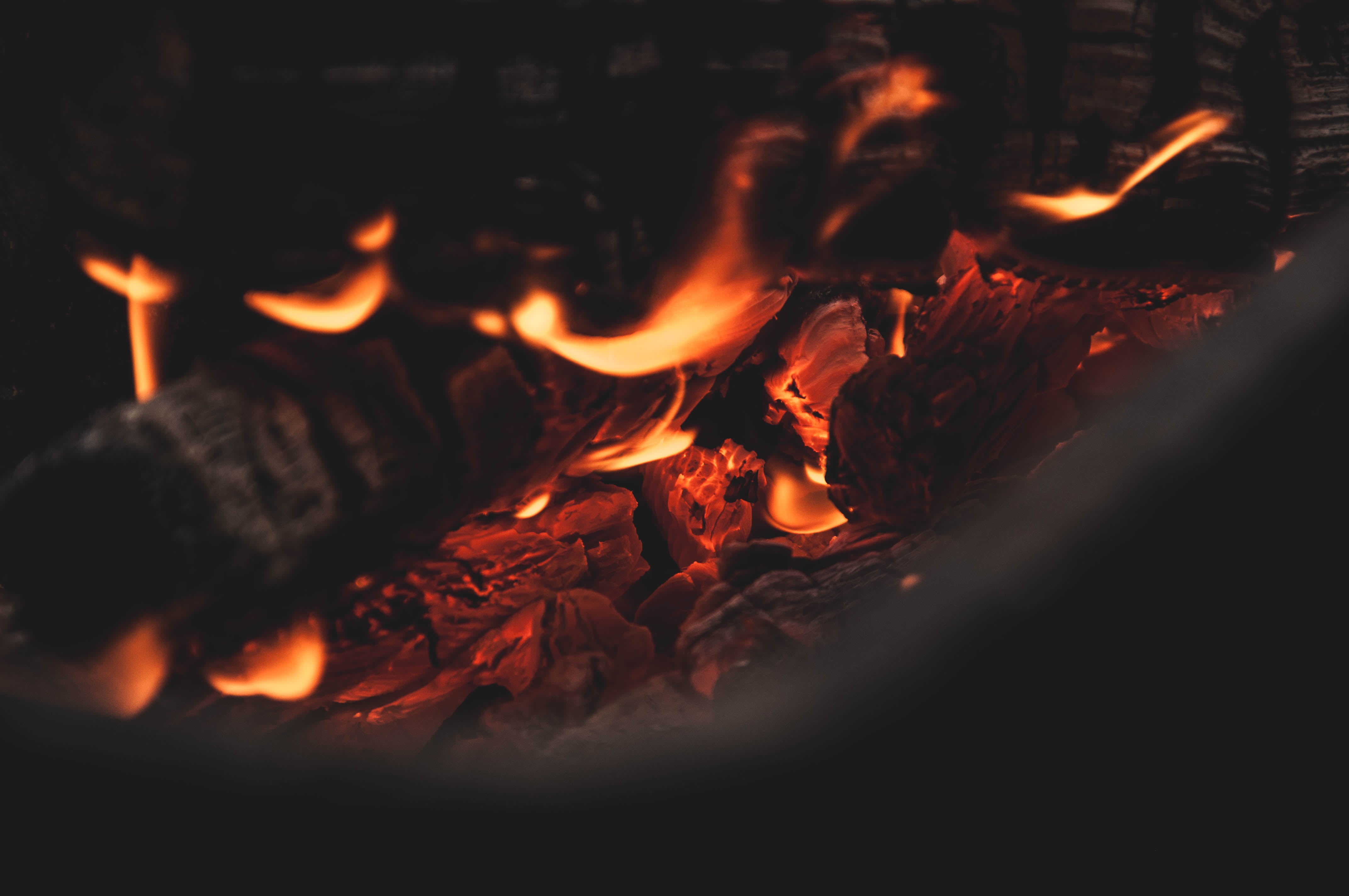 Black Charcoal, Bonfire, Coals, Fire - Bonfire , HD Wallpaper & Backgrounds