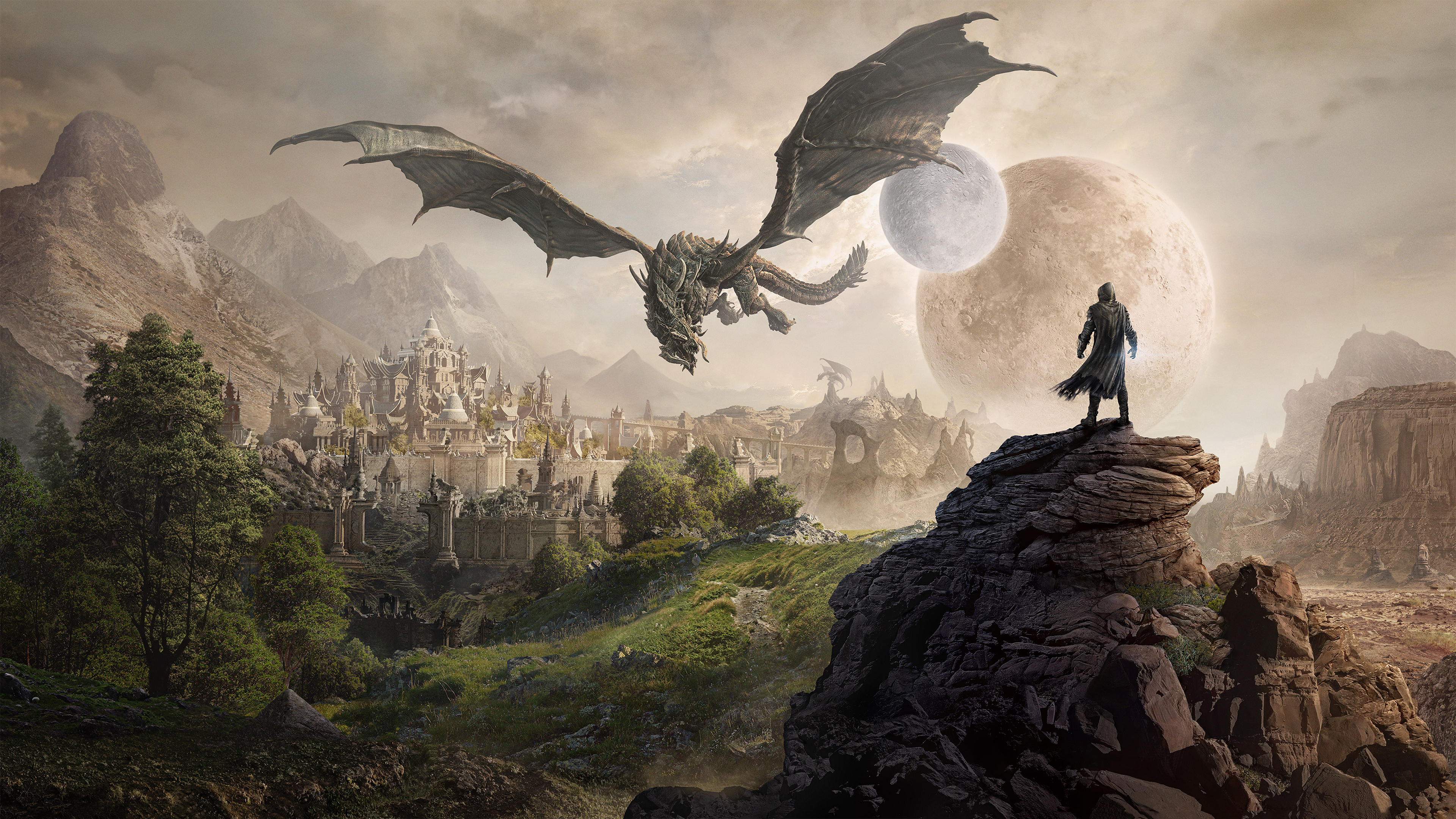 Elsweyr The Elder Scrolls Online 4k Wallpapers - Elder Scrolls Online Elsweyr Dragon , HD Wallpaper & Backgrounds