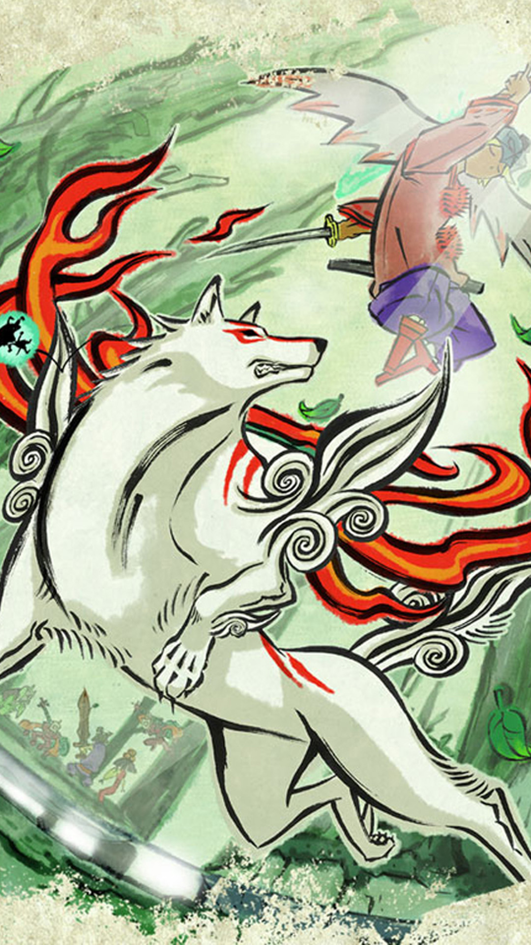 Legend Of Zelda Okami , HD Wallpaper & Backgrounds