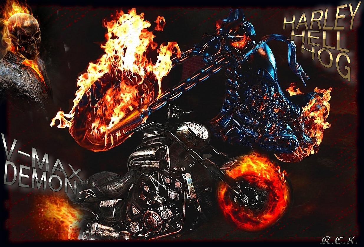 Wallpapers For Ghost Rider Bike Mobile Wallpapers , HD Wallpaper & Backgrounds