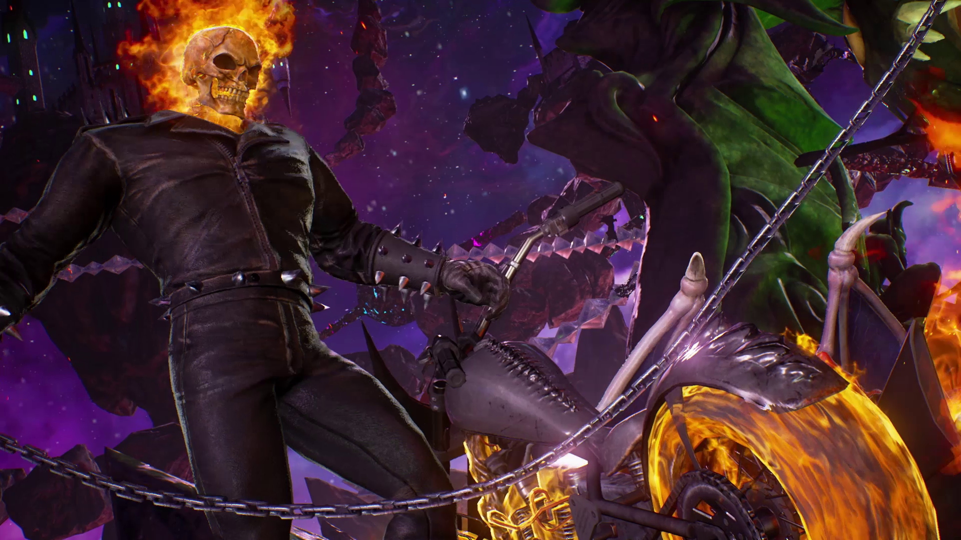 Ghost Rider Marvel Vs Capcom - Ghost Rider Marvel Vs Capcom Infinite , HD Wallpaper & Backgrounds