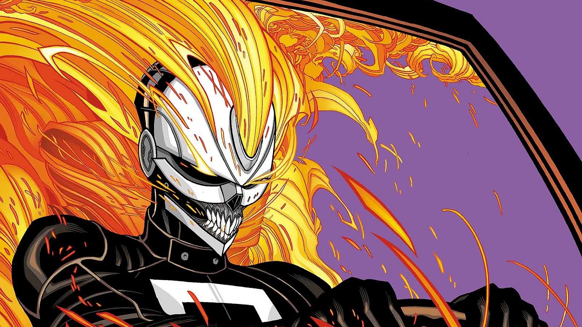 Rider Hd Wallpaper Ghost - Ghost Rider Robbie Reyes Comics , HD Wallpaper & Backgrounds
