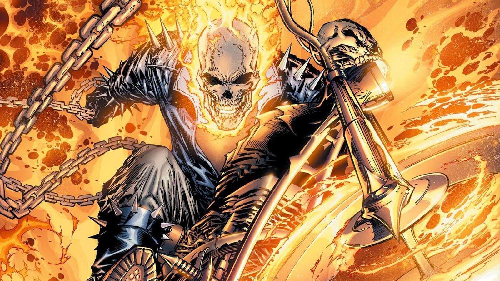 Free Hd Wallpapers - Ghost Rider Johnny Blaze Comic , HD Wallpaper & Backgrounds