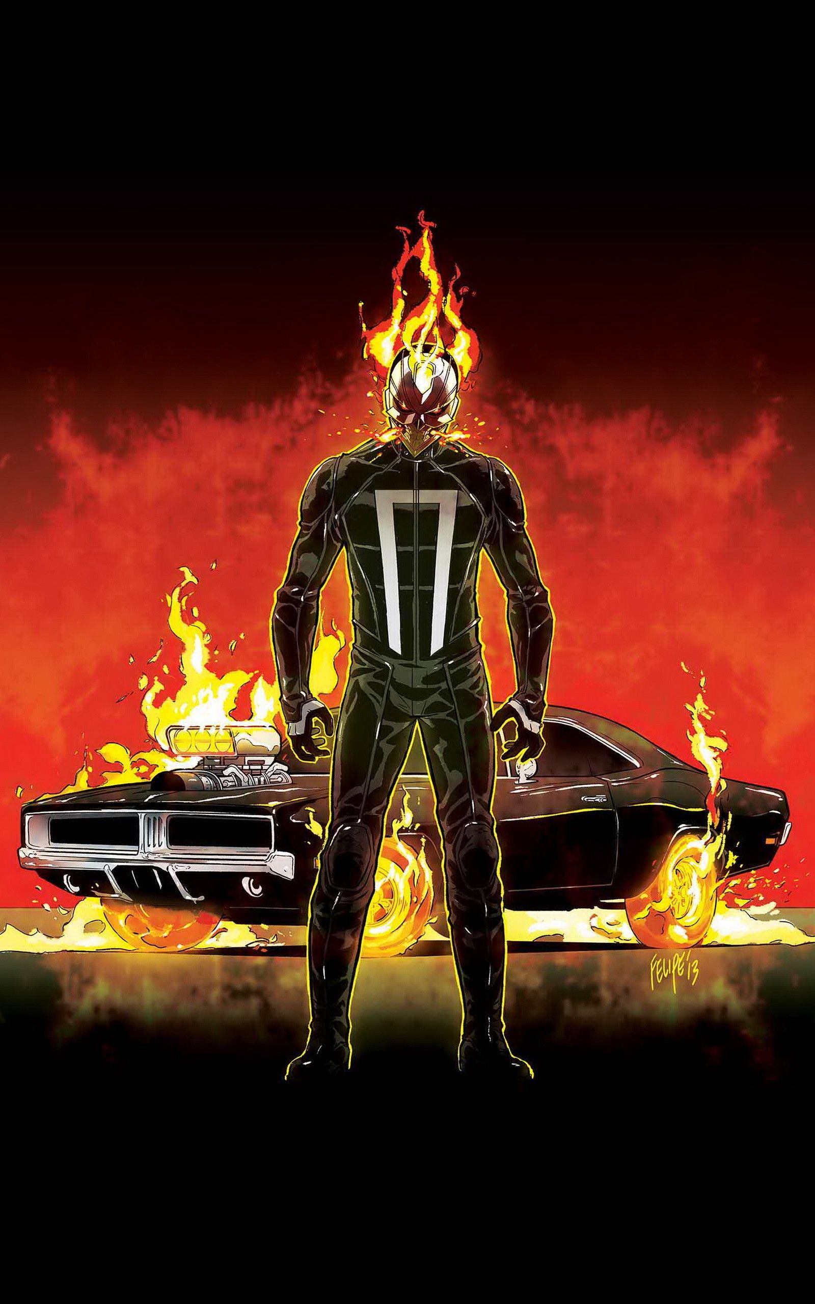 Ghost Rider Spirit Of Vengeance Hd Desktop Wallpaper - Ghost Rider Robbie Reyes , HD Wallpaper & Backgrounds