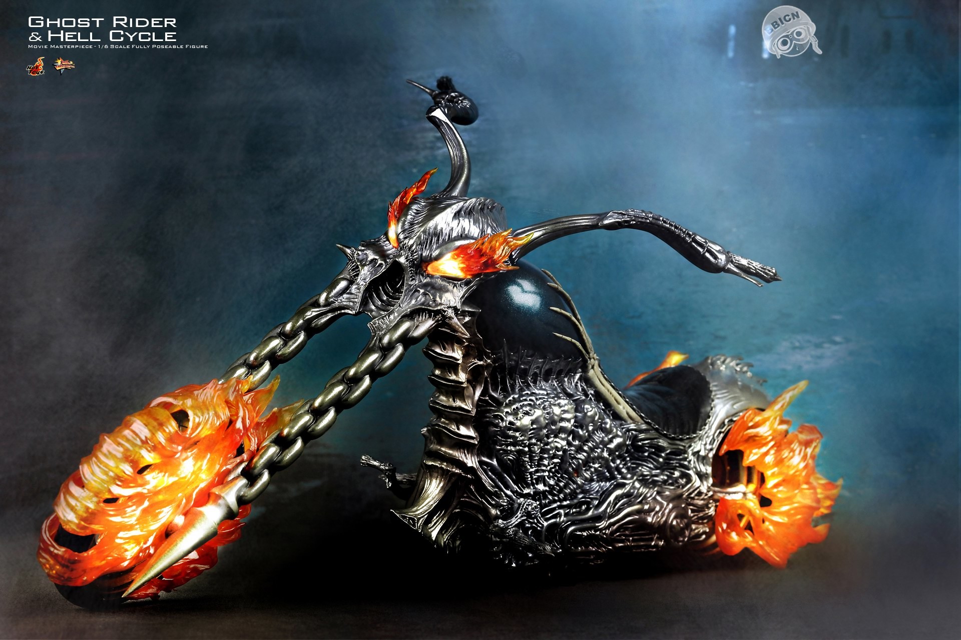 Ghost Rider Wallpaper2 - Hot Toys Ghost Rider Bike , HD Wallpaper & Backgrounds