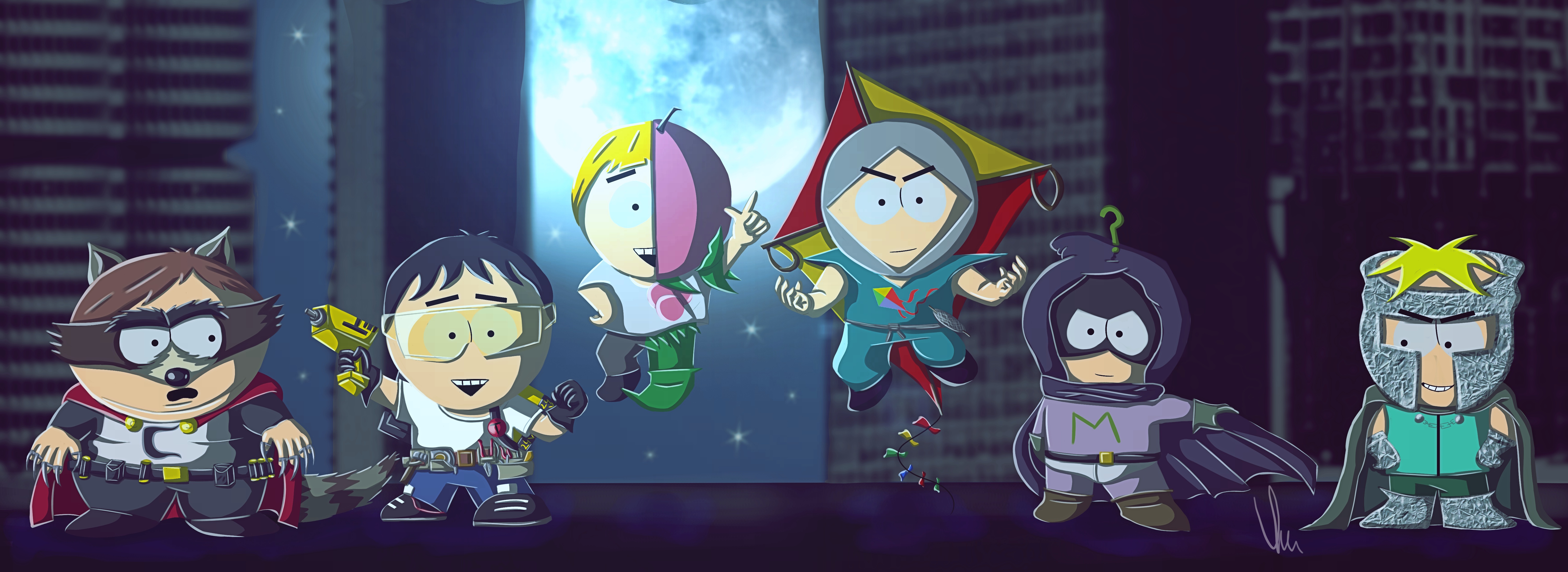 South Park Superheroes Fanart 5k - South Park Superheroes Fanart , HD Wallpaper & Backgrounds