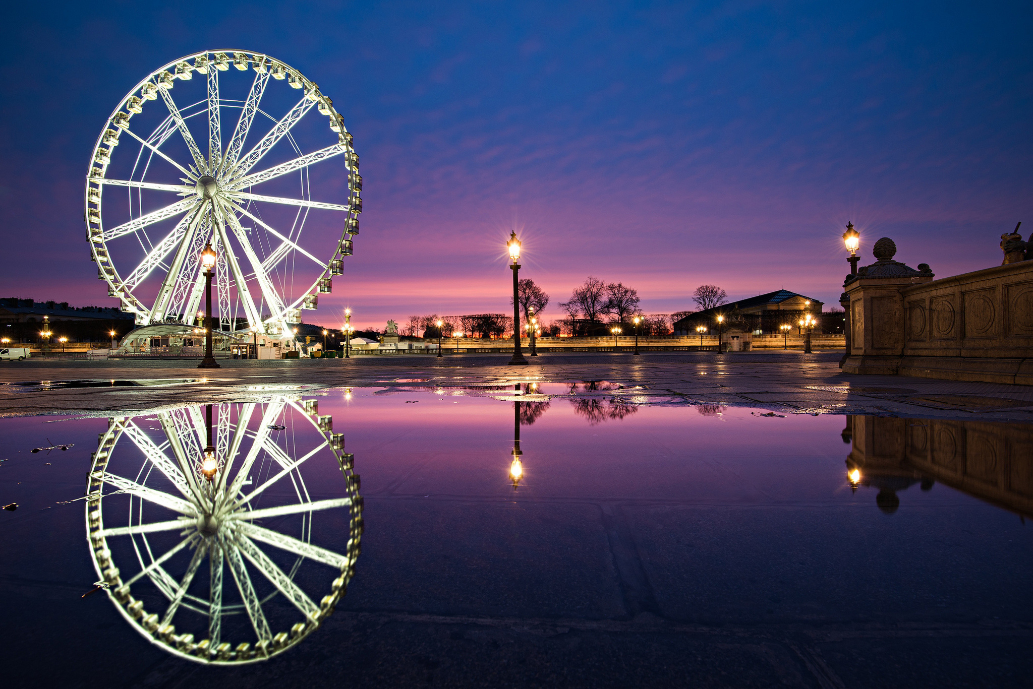 Hd Wallpaper - Ferris Wheel Water , HD Wallpaper & Backgrounds