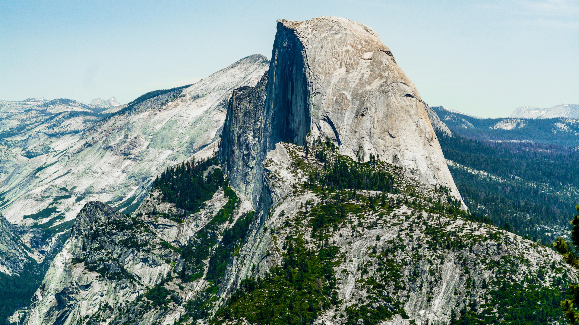 Wallpaper Half Dome Of Yosemite National Park - Yosemite National Park, Half Dome , HD Wallpaper & Backgrounds