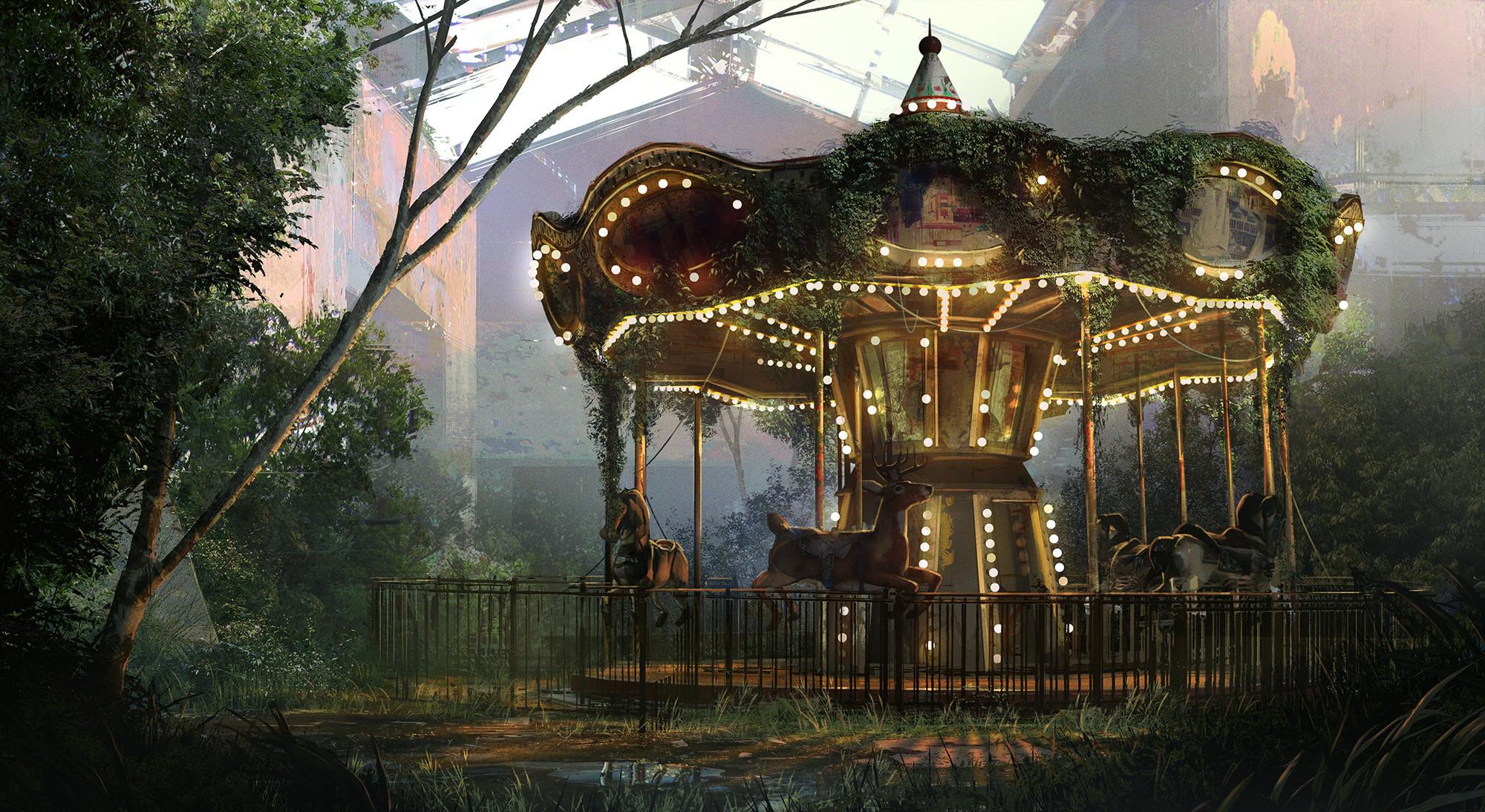 Amusement Park Wallpaper - Last Of Us Background Art , HD Wallpaper & Backgrounds