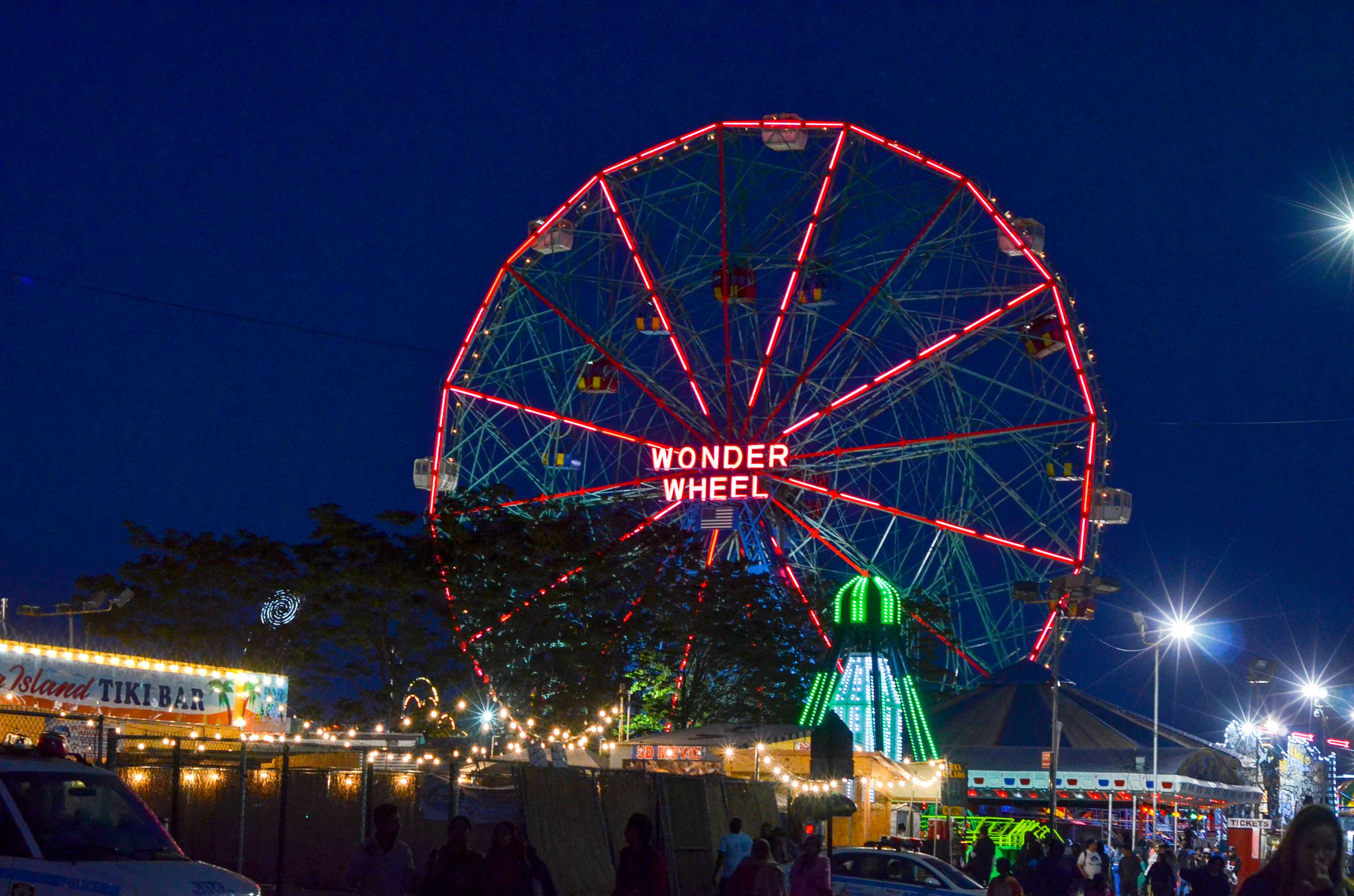 Amusement Park, Brooklyn, Ferris Wheel Wallpaper And - Ferris Wheel , HD Wallpaper & Backgrounds